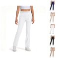 thumbnail image 1 of School Uniform Pants for Girls Boys 2026 Fashion Straight Leg High Stretchy Dress Pants with Pockets, 1 of 6