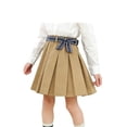 thumbnail image 1 of School Uniform Skirt Pleated Skirt Khaki Girls School Uniform Dress Girl Skirts Size 5-6 Years, 1 of 6