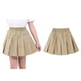 thumbnail image 1 of School Uniform Skirt for Girls High Waisted Pleated Skirts with Built-in Shorts Back To School Clothes for Girls Skorts for Girls Uniform 9-10 Years, 1 of 4