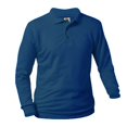 thumbnail image 1 of School Uniform Unisex Long Sleeve Jersey Polo, 1 of 1