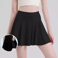thumbnail image 1 of School Uniform for Girls Casual Mini Black Pleated Skirt High Waist Uniform Skirts 8-9 Years, 1 of 8