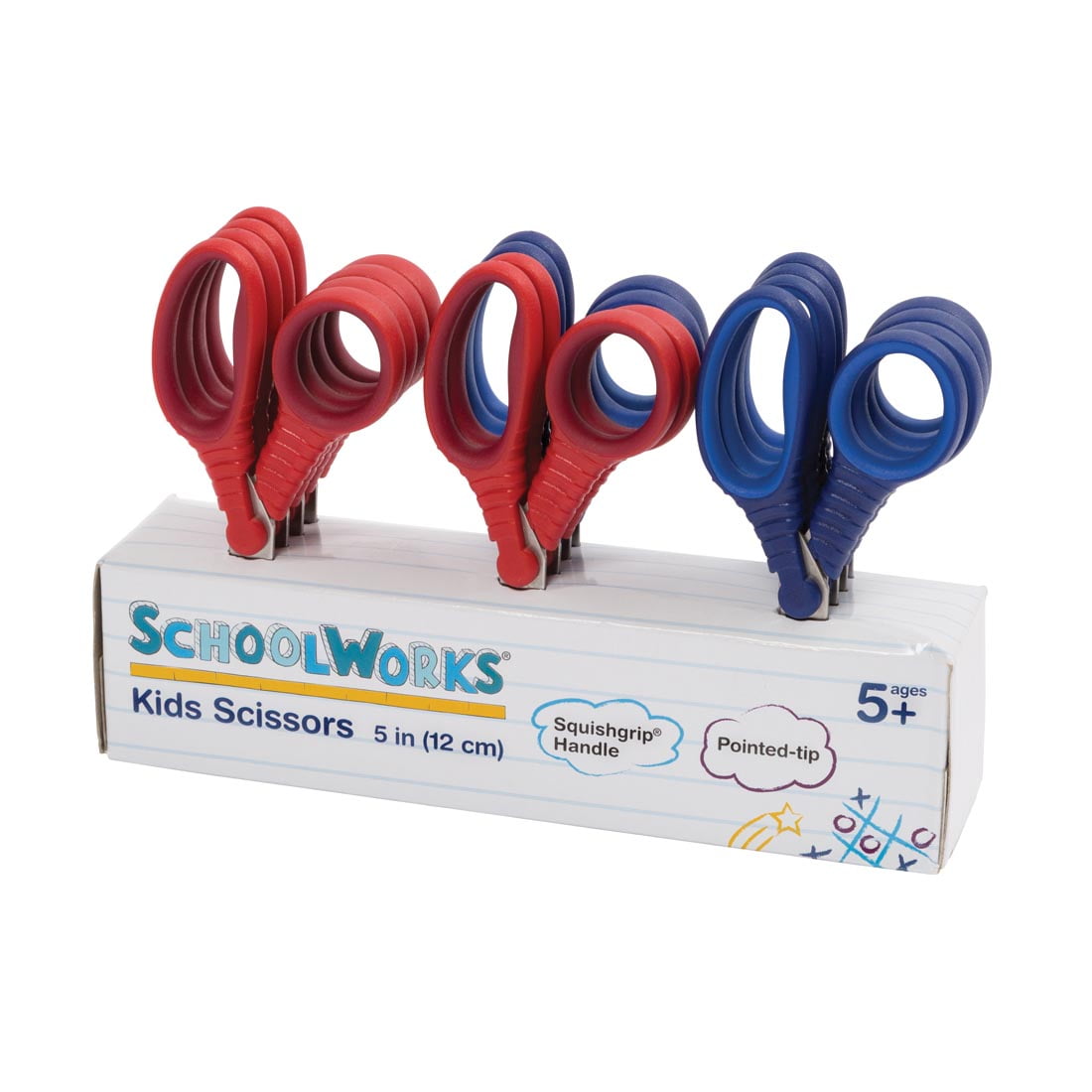 Kids Scissors, L: 13 cm, 12 pc/ 1 pack