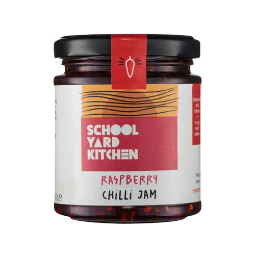 School Yard Kitchen Raspberry Chilli Jam 190g, British Import (Pack of 2)