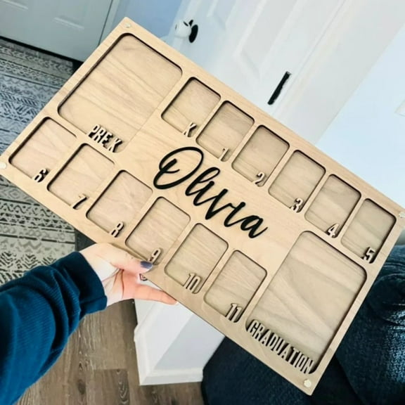 School Years Photo Frame | Pre K To Graduation Picture Frame