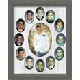 thumbnail image 1 of School Years Picture Frame - Oval Collage - Holds 2x3 Wallet Photos - K-12 School Days - 11x14, 1 of 1