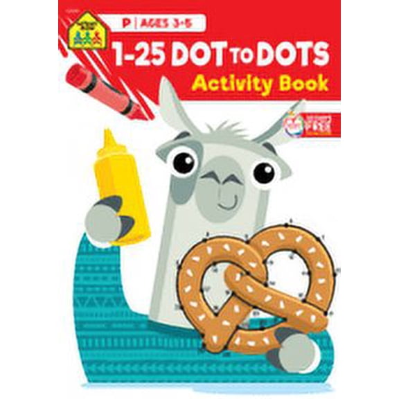 School Zone 1-25 Dot to Dots Activity Workbook (Walmart Exclusive)