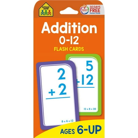 School Zone Addition 0-12 Flash Cards (Other)