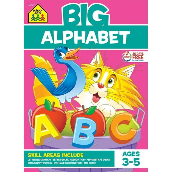School Zone Big Alphabet Workbook