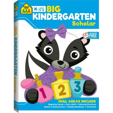 School Zone Big Kindergarten Scholar Workbook (Walmart Exclusive)