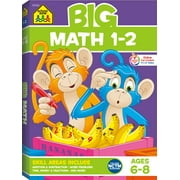 School Zone Big Math 1-2 Workbook