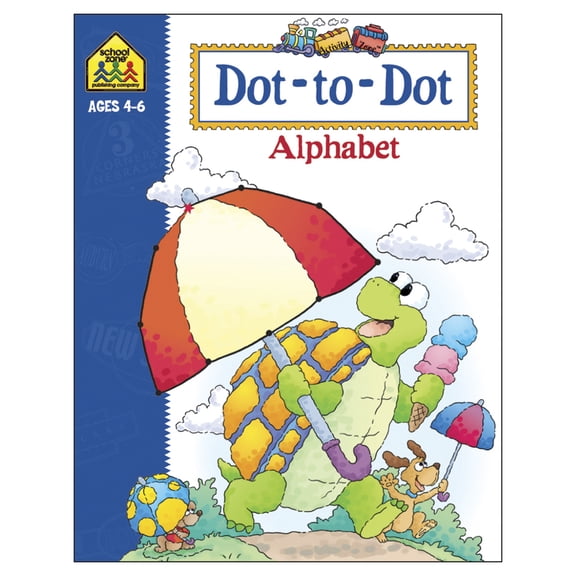 Pre-Owned School Zone Dot-To-Dots Alphabet - Ages 4-6