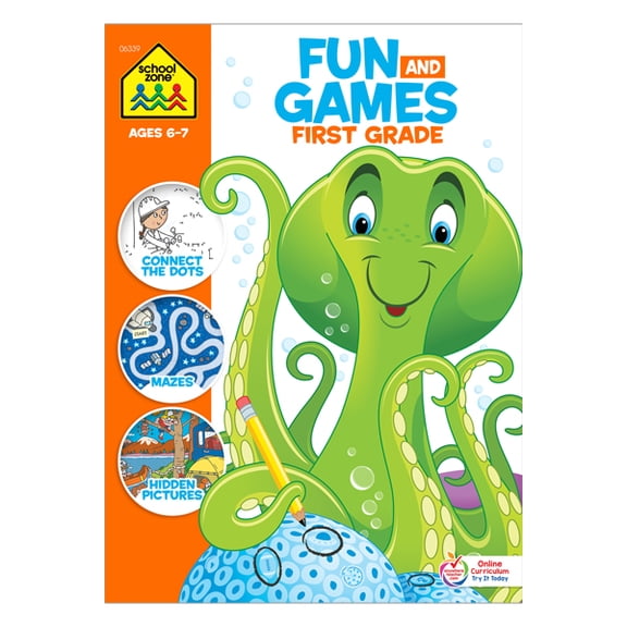 Fun & Games First Grade Ages 6-7 (Paperback)