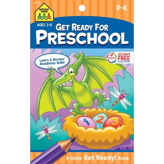 School Zone Get Ready For Preschool Tablet Workbook