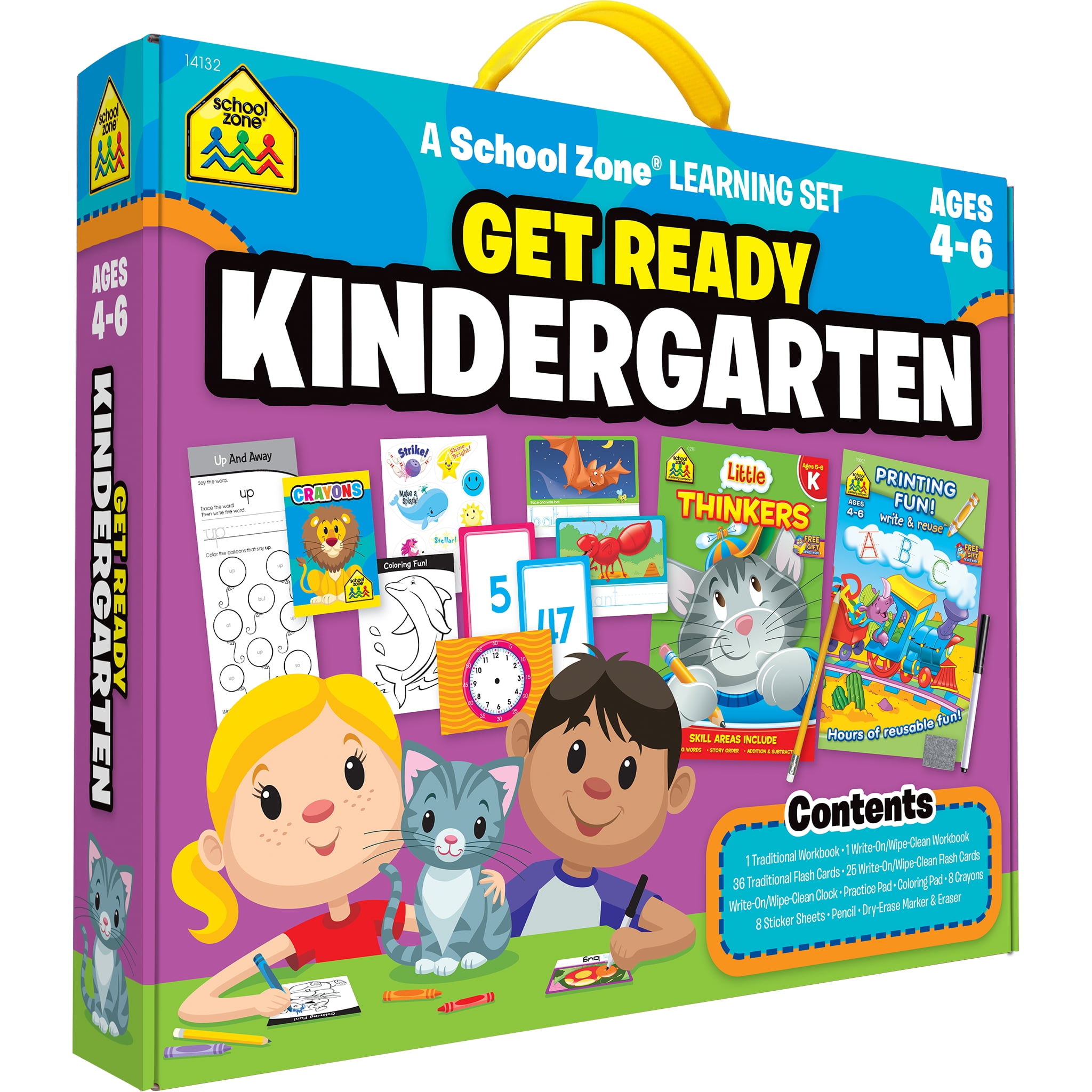 School Zone Get Ready Kindergarten Learning Playset Ages 4-6