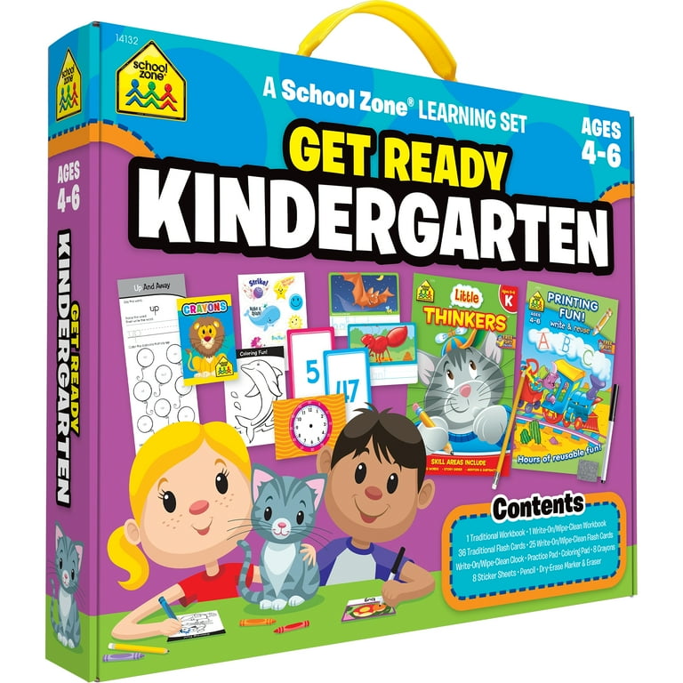 School Zone Get Ready Kindergarten Learning Playset Ages 4-6