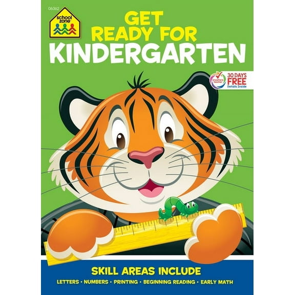 School Zone Get Ready for Kindergarten Workbook