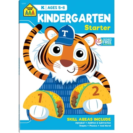 School Zone Kindergarten Starter Workbook (Walmart Exclusive)