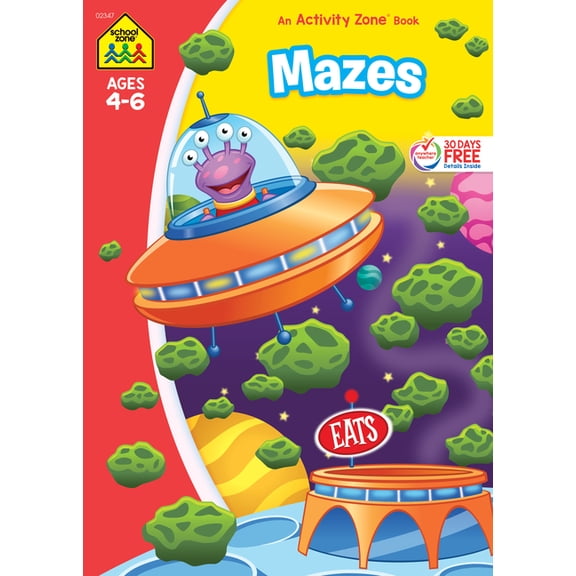 School Zone Mazes Workbook