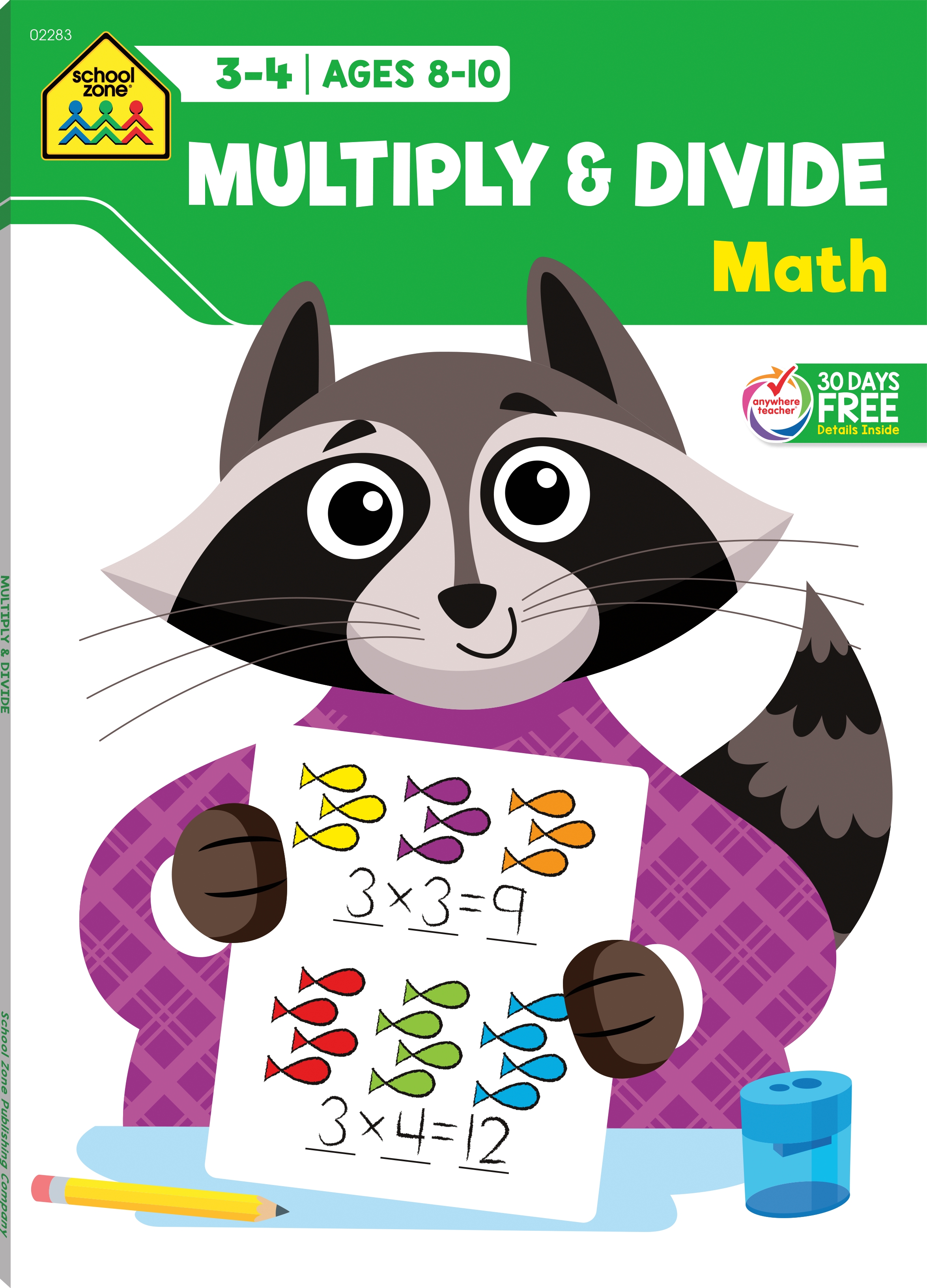Grade 3 Multiplication & Division Workbook: Multiplication