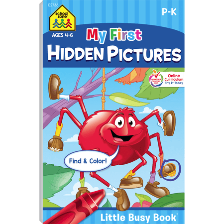 School Zone My First Hidden Pictures Tablet Workbook