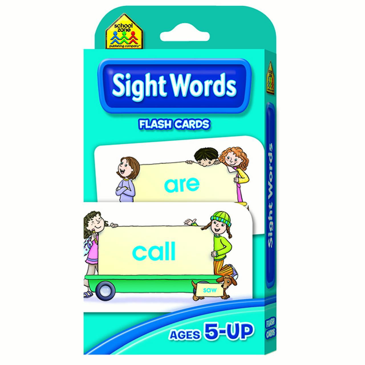 School Zone Publishing Sight Words Flash Cards, 6 Packs - Walmart.com