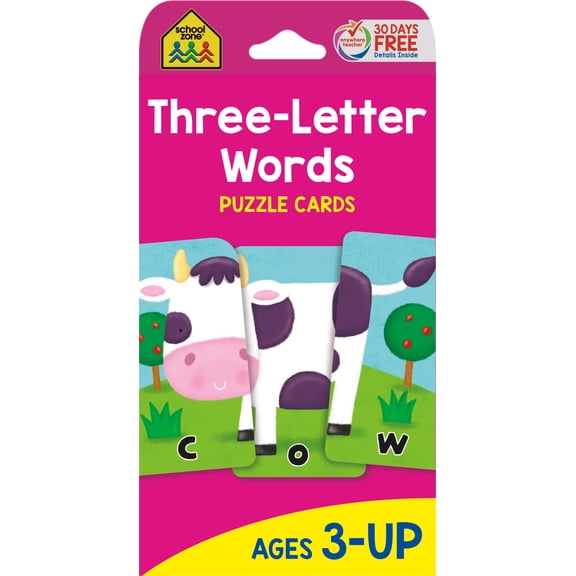 School Zone Publishing Three-Letter Words