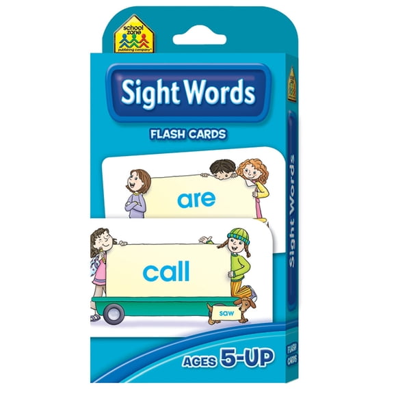 School Zone Sight Words Flash Cards
