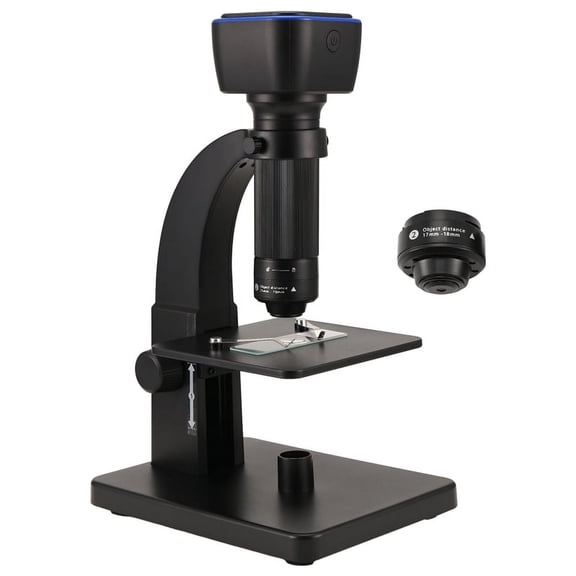 School and Field Lab 2000X WiFi USB Digital Microscope for Students, Hobbyists, 1800mAh 5-Hour Battery, 11 Adjustable LEDs