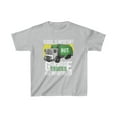 thumbnail image 1 of School is Important But Garbage Trucks are Importanter Kids T-Shirt, 1 of 2