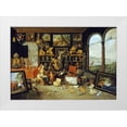 thumbnail image 1 of School of Antwerp 14x11 White Modern Wood Framed Museum Art Print Titled - A Personification and Allegory of Sight, 1 of 4