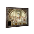 thumbnail image 1 of School of Athens by Raphael, World Famous Wall Art Collection, Framed Wall Art for Your Living Room or Kitchen Decor, 11x14, 2468BW, 1 of 7