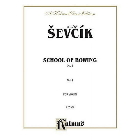 School of Bowing, Op. 2, Vol 1