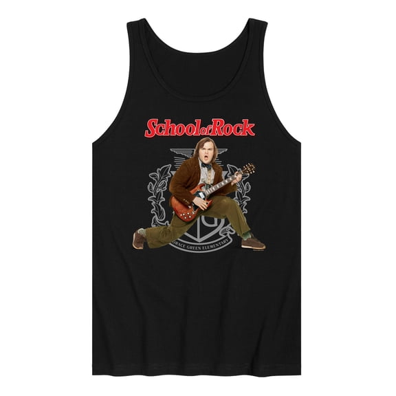 School of Rock - Dewey Finn Playing the Guitar - Men's Jersey Tank Top