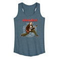 thumbnail image 1 of School of Rock - Dewey Finn Playing the Guitar - Women's Racerback Tank Top, 1 of 5