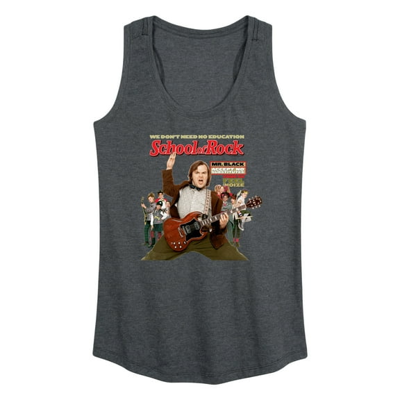School of Rock - Movie Cover - Come On Feel the Noise - Women's Racerback Tank Top