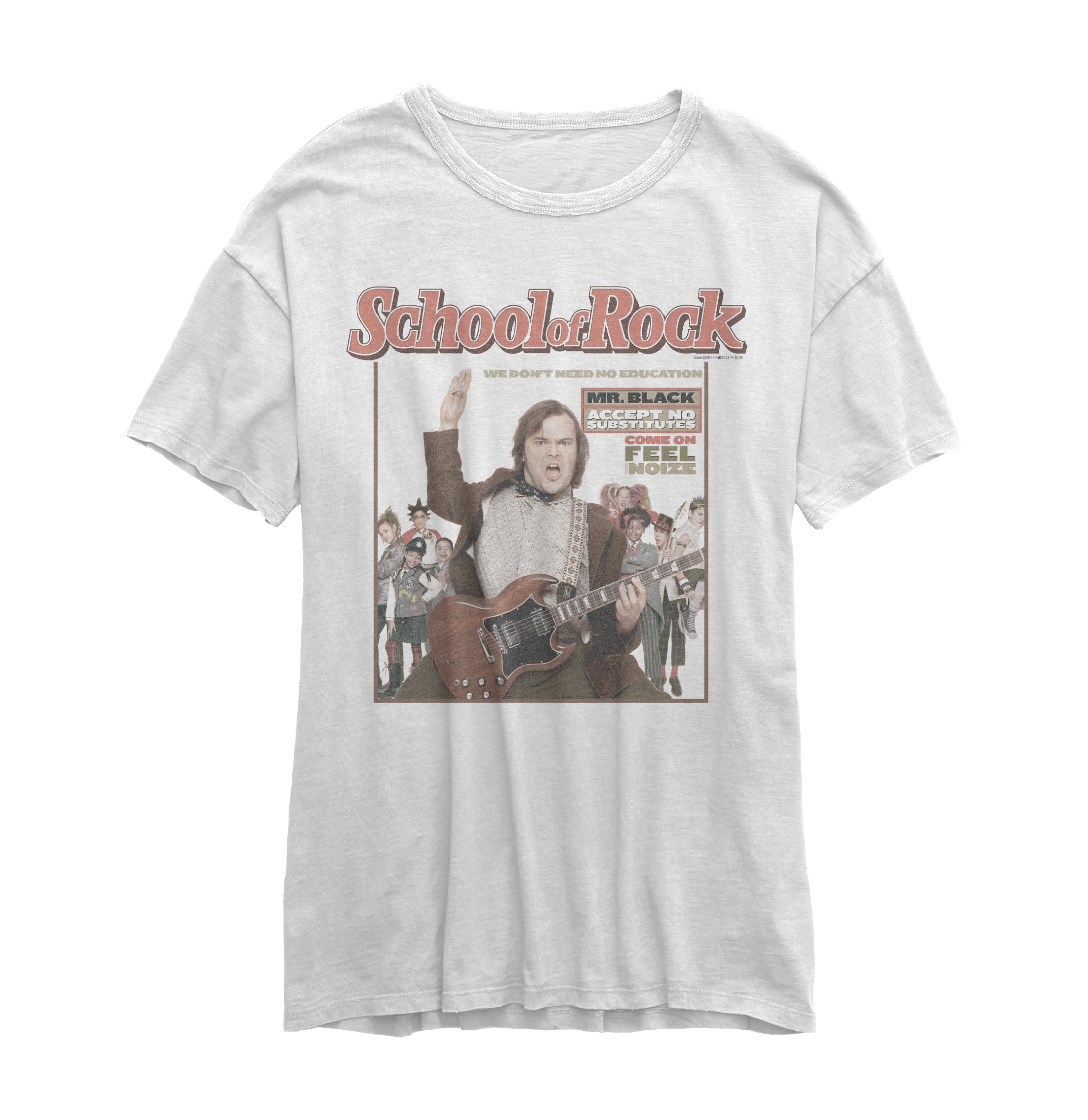 Printed shirt worn by Dewey Finn (Jack Black) as seen in School of Rock  wardrobe