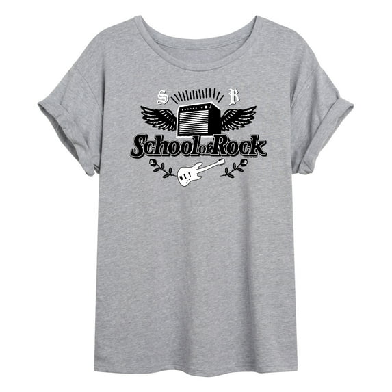 School of Rock - Original Logo - Juniors Ideal Flowy Muscle T-Shirt
