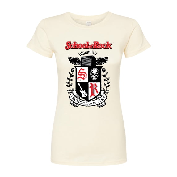 School of Rock - School Crest - Juniors Fitted Graphic T-Shirt