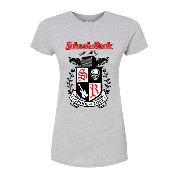 School of Rock - School Crest - Juniors Fitted Graphic T-Shirt