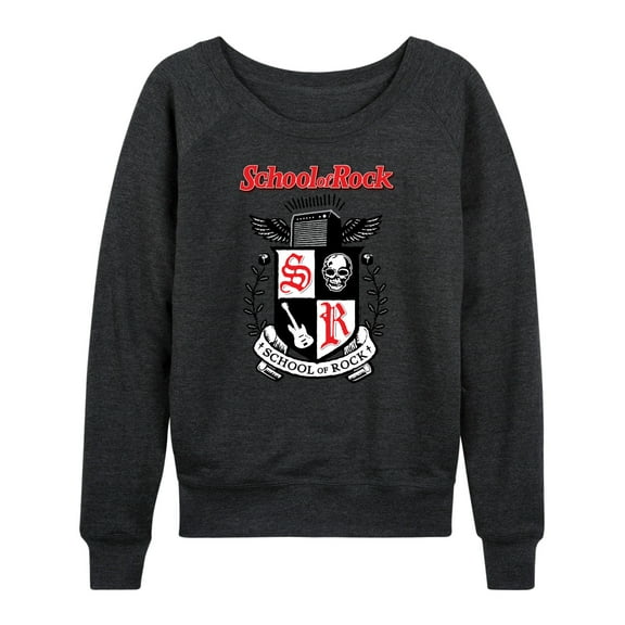 School of Rock - School Crest - Women's Lightweight French Terry Long Sleeve Shirt