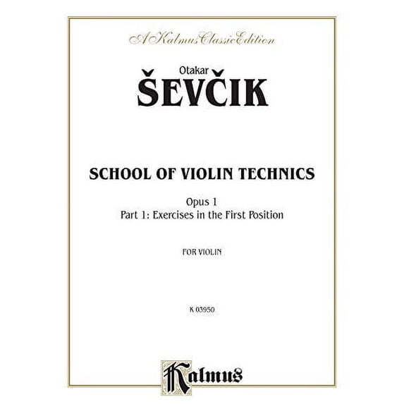 School of Violin Technics, Op. 1, Vol 1