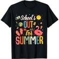thumbnail image 1 of School's Out For Summer Last Day Of School Teacher Student T-Shirt, 1 of 5