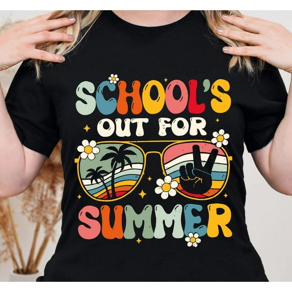 School's Out For Summer Shirt, Teacher Summer Sweatshirt, Teacher Last Day Of School Tee, School Grad Shirt, Teacher Summer Break T-Shirt SWEATSHIRT All Size S-5XL
