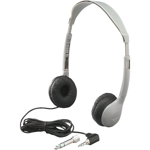 SchoolMate Personal Stereo Headphone with Leatherette Cushions