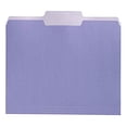thumbnail image 1 of SchoolSmart 2-Tone Reversible Colored 1/3-Cut File Folders, Letter Size, 100-Pack, 1 of 2