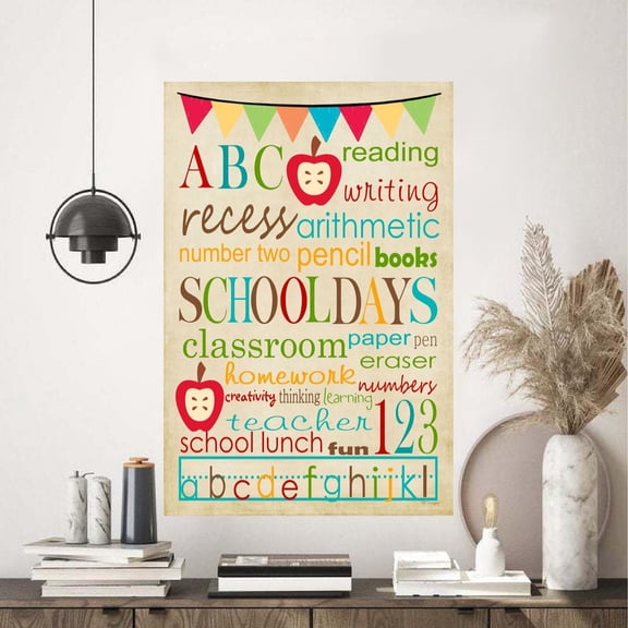 Schooldays Classroom Print Vertical Poster 11 x 17 Inch Poster