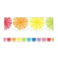 thumbnail image 1 of Schoolgirl Style Hello Sunshine Poms Scalloped Bulletin Board Borders (13), 1 of 2