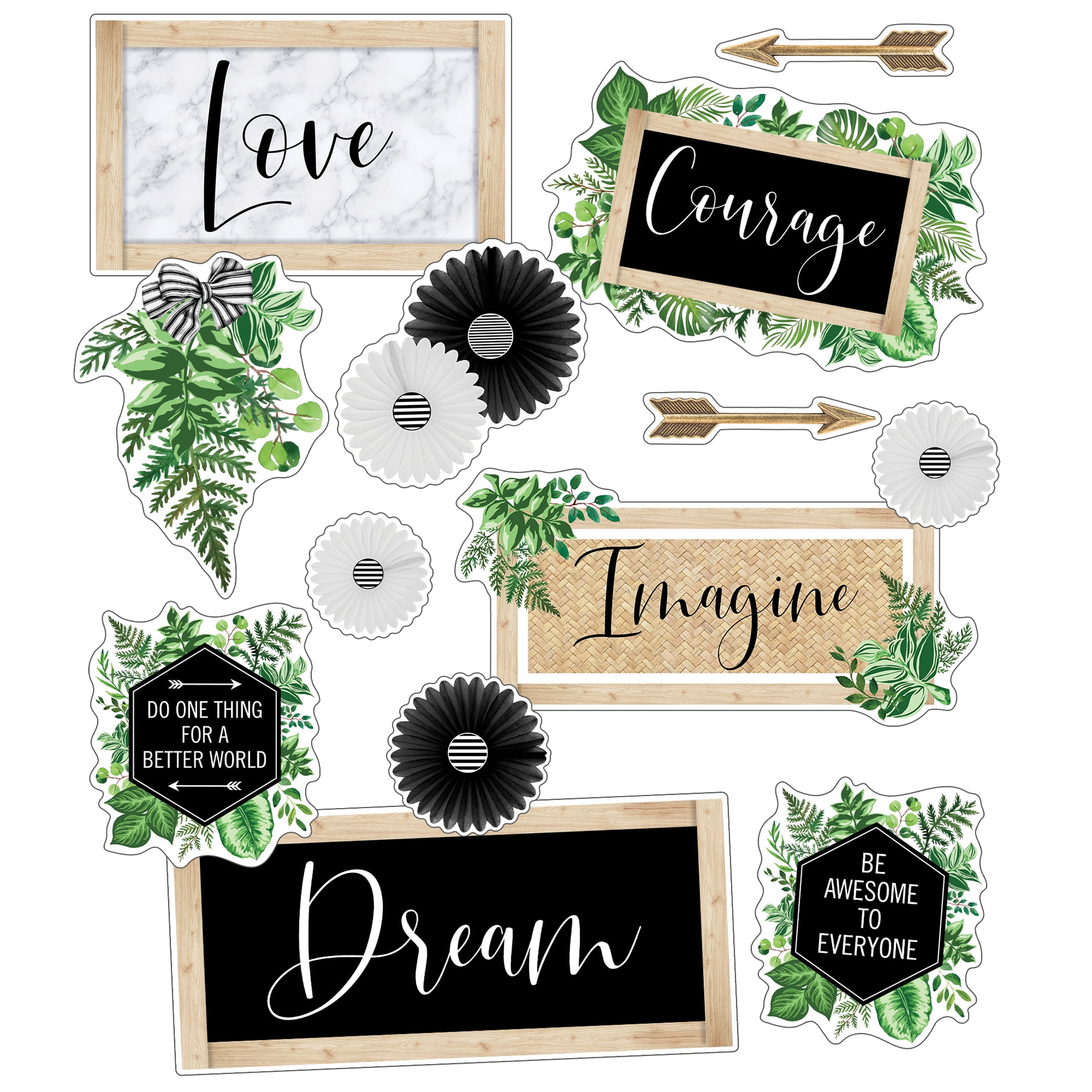 Schoolgirl Style Simply Boho Inspirational Signs Mini Bulletin Board