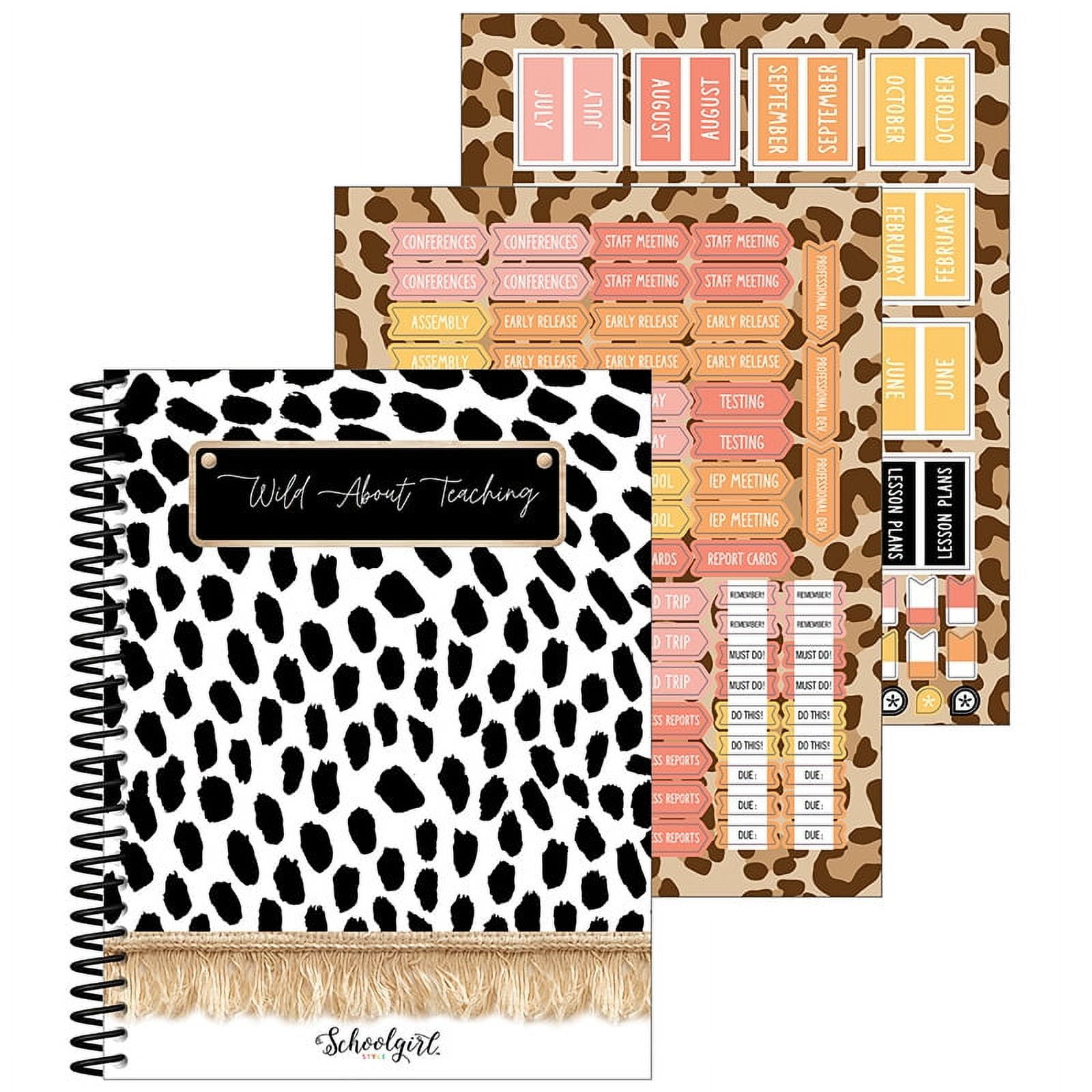 Schoolgirl Style Simply Safari Teacher Planner
