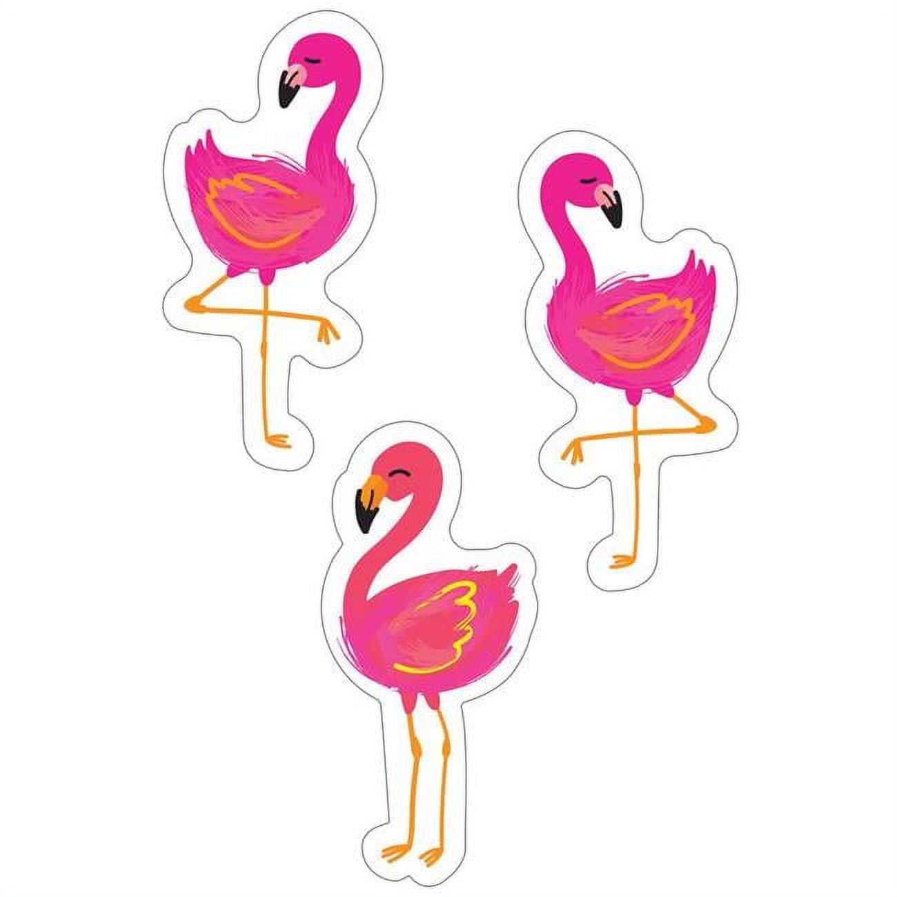 Schoolgirl Style - Simply Stylish Tropical | Flamingos Colorful Cut-Outs, Classroom Décor, 36 Pieces